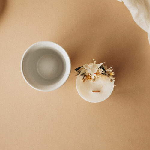 Recharge Bougie conique La Sereine - Fleur de coton