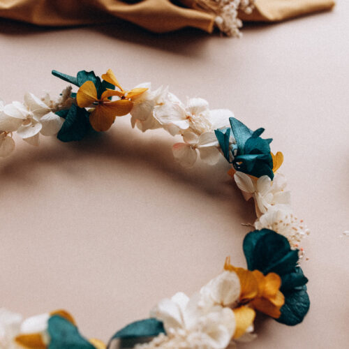 Couronne de fleurs Lélia
