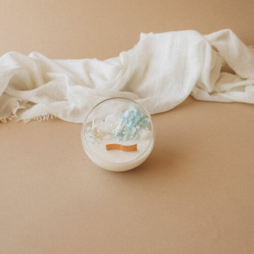 Moyenne bougie bulle La Cristalline - Edelweiss