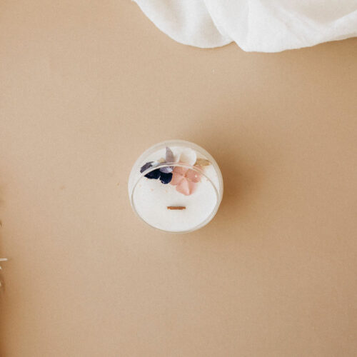Petite bougie bulle La Nébuleuse - Lilas